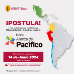 “XV Call for the Pacific Alliance’s Student and Academic Mobility Platform 2024-2”