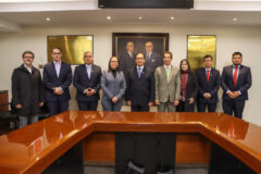 The visit of authorities from the National University Toribio Rodríguez de Mendoza de Amazonas